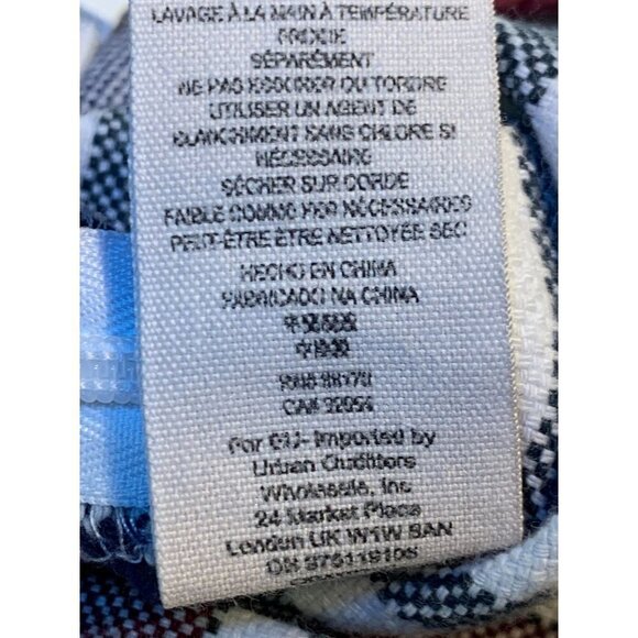 Free People Linen Cropped Pants Mod Stripe Women's Size 4 Red, White, Blue - Picture 8 of 8